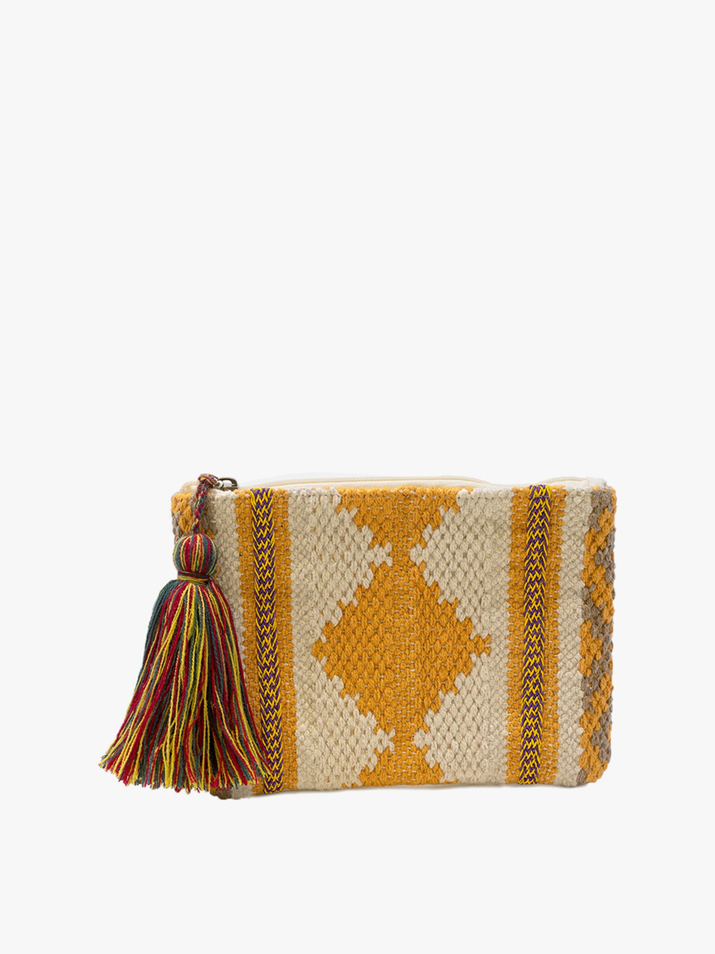 Adalaide Printed Cotton Pouch-Multiple Colors